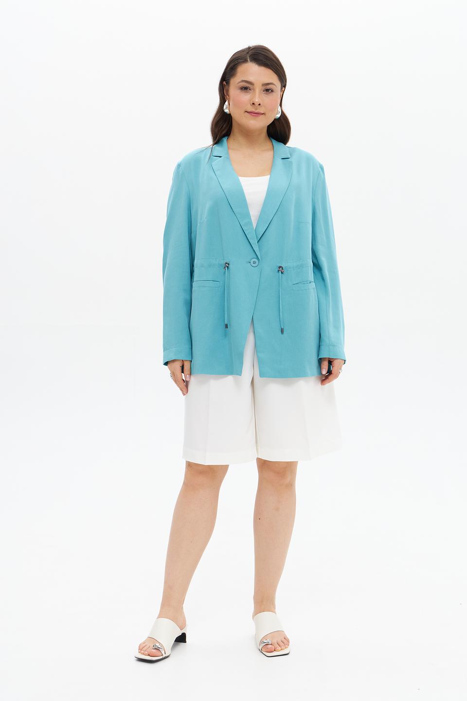 Жакет Barbara Lebek бирюзовый