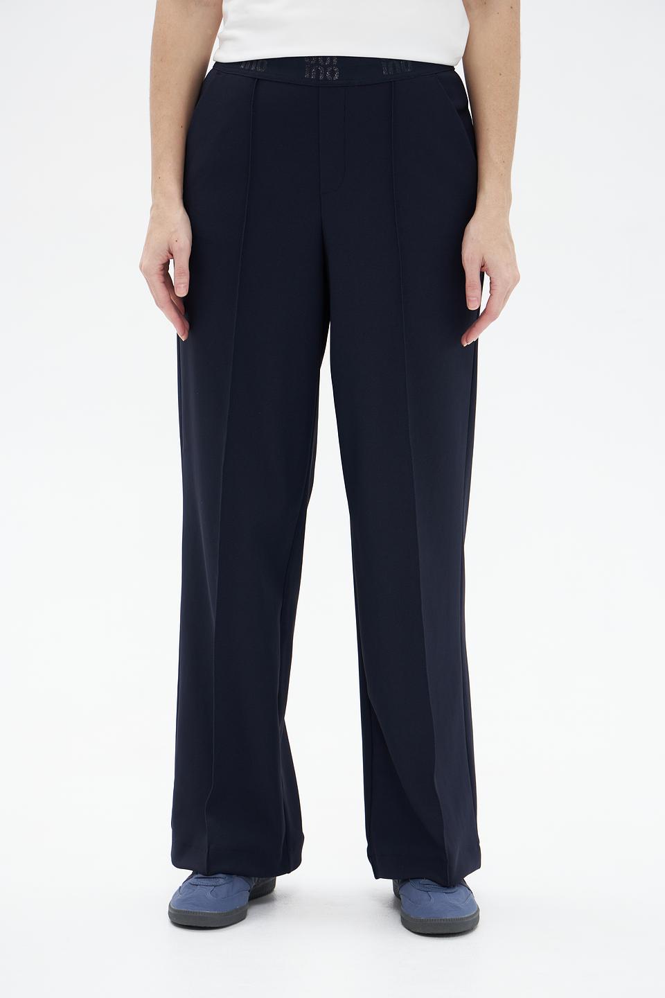 Брюки классические Oui тёмно-синие