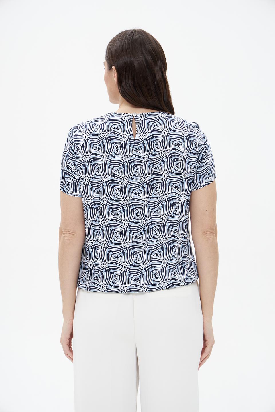 Блузка Bianca с геометрическим принтом