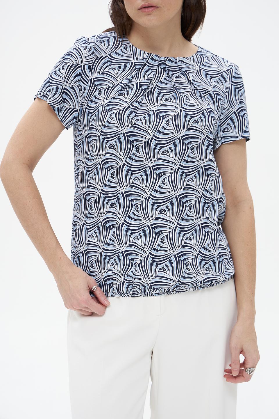 Блузка Bianca с геометрическим принтом