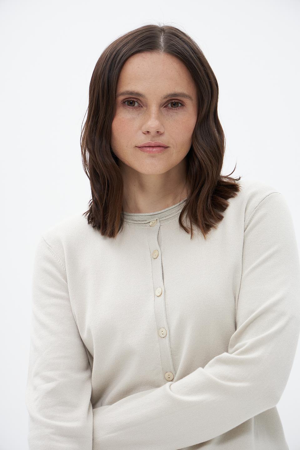 Жакет Bianca приталенный бежевый