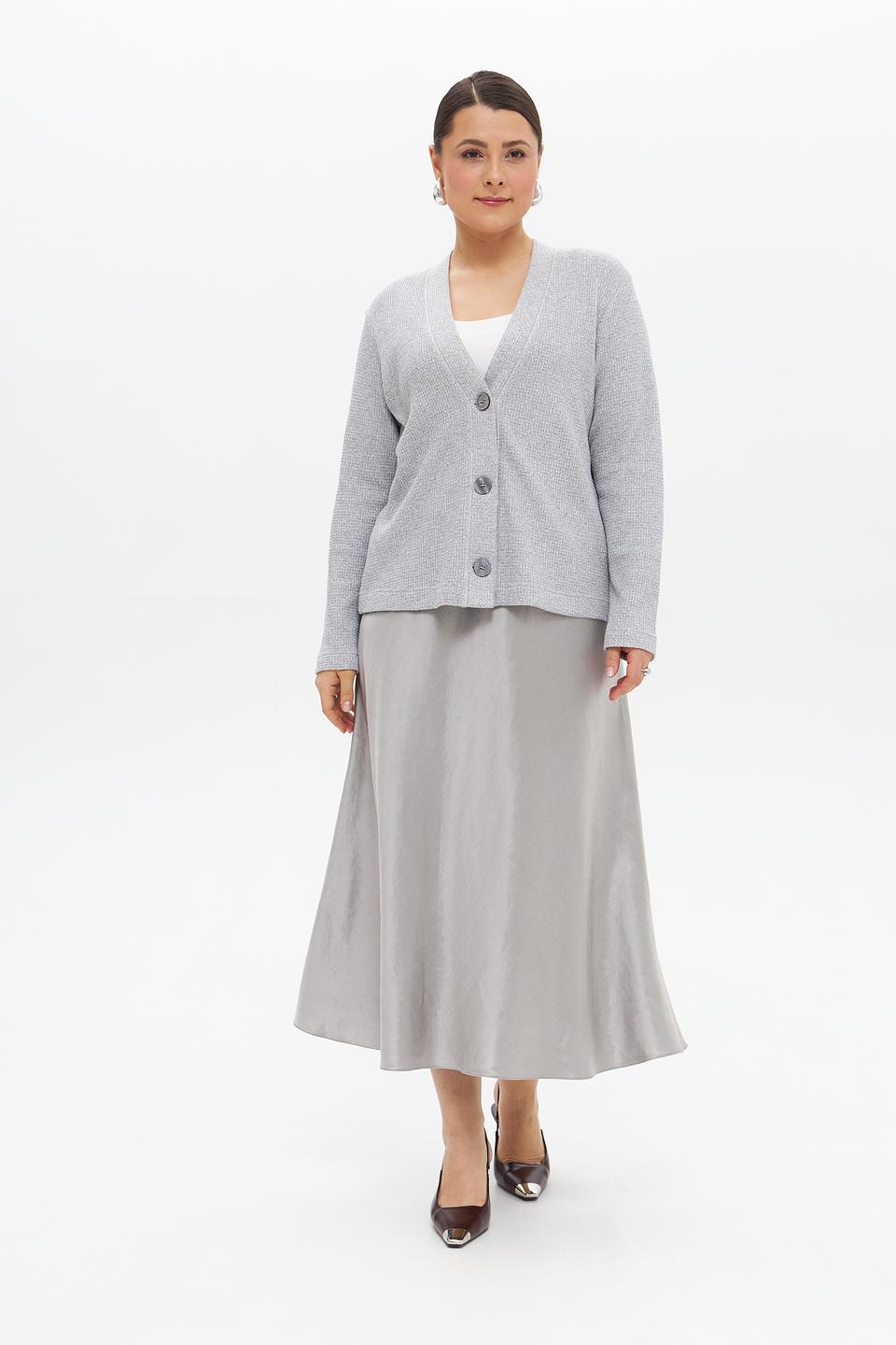 Юбка Luisa Cerano серая миди