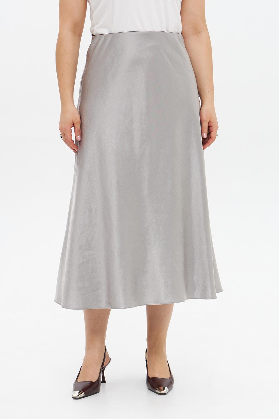 Юбка Luisa Cerano серая миди