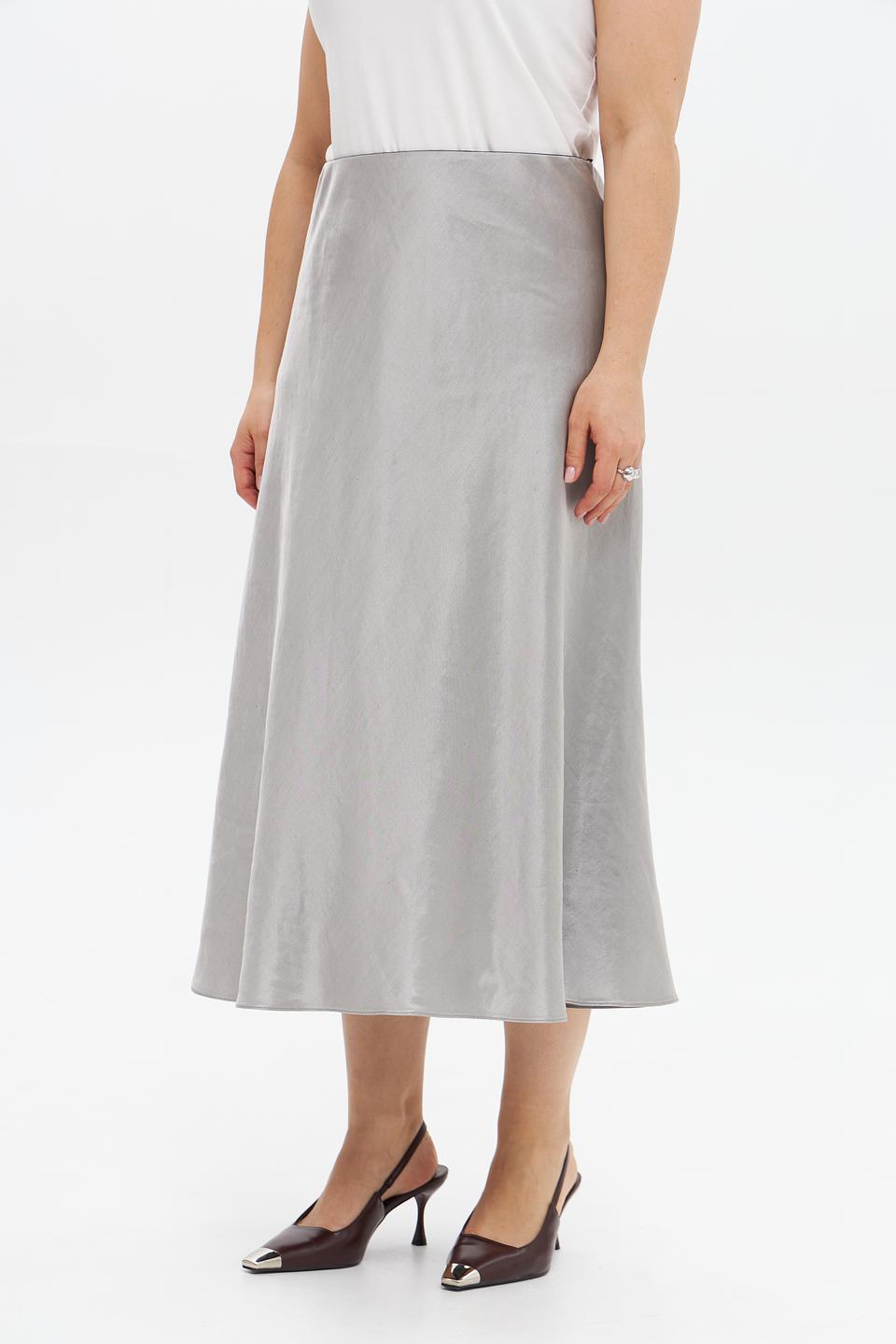Юбка Luisa Cerano серая миди