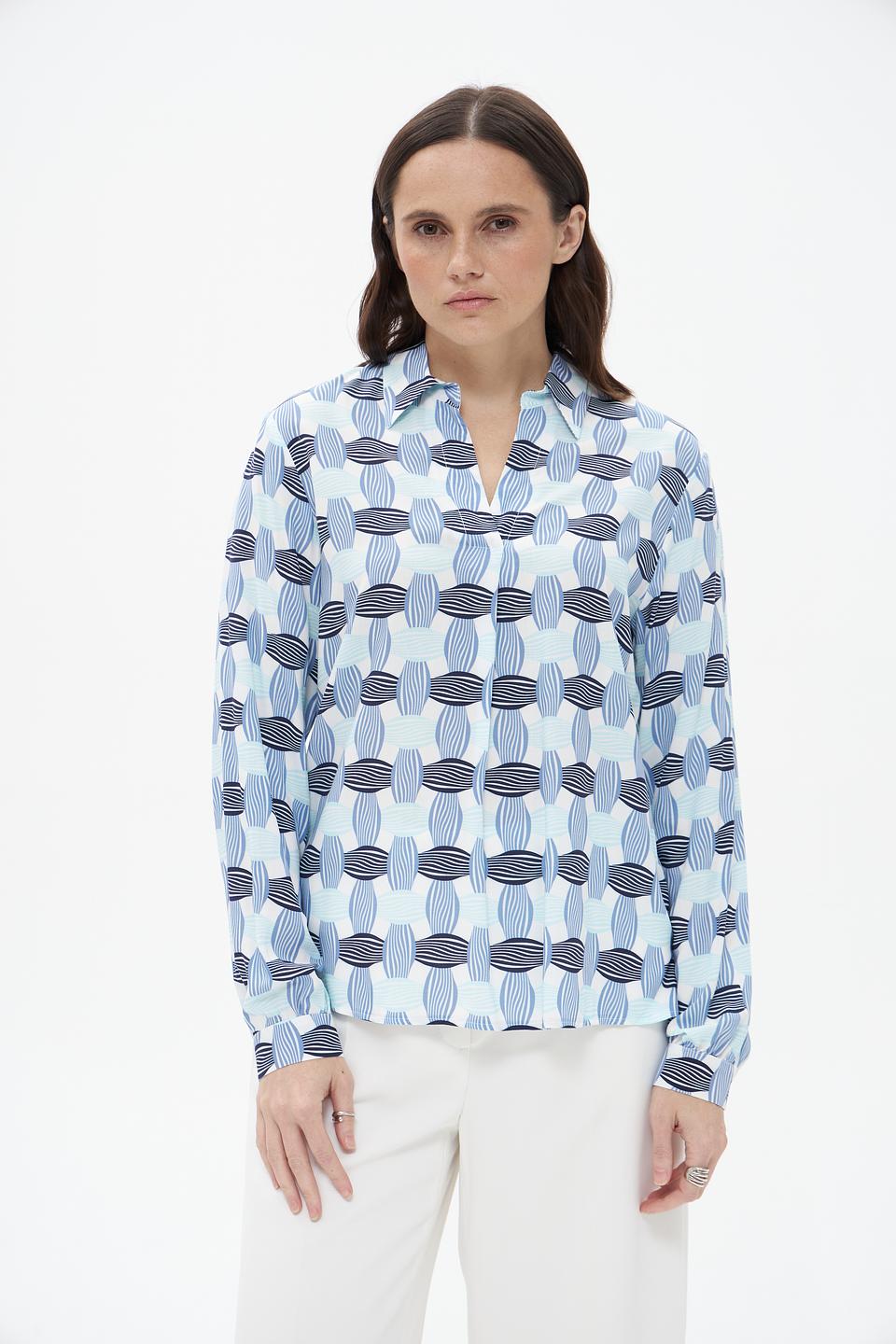 Блузка Bianca с принтом