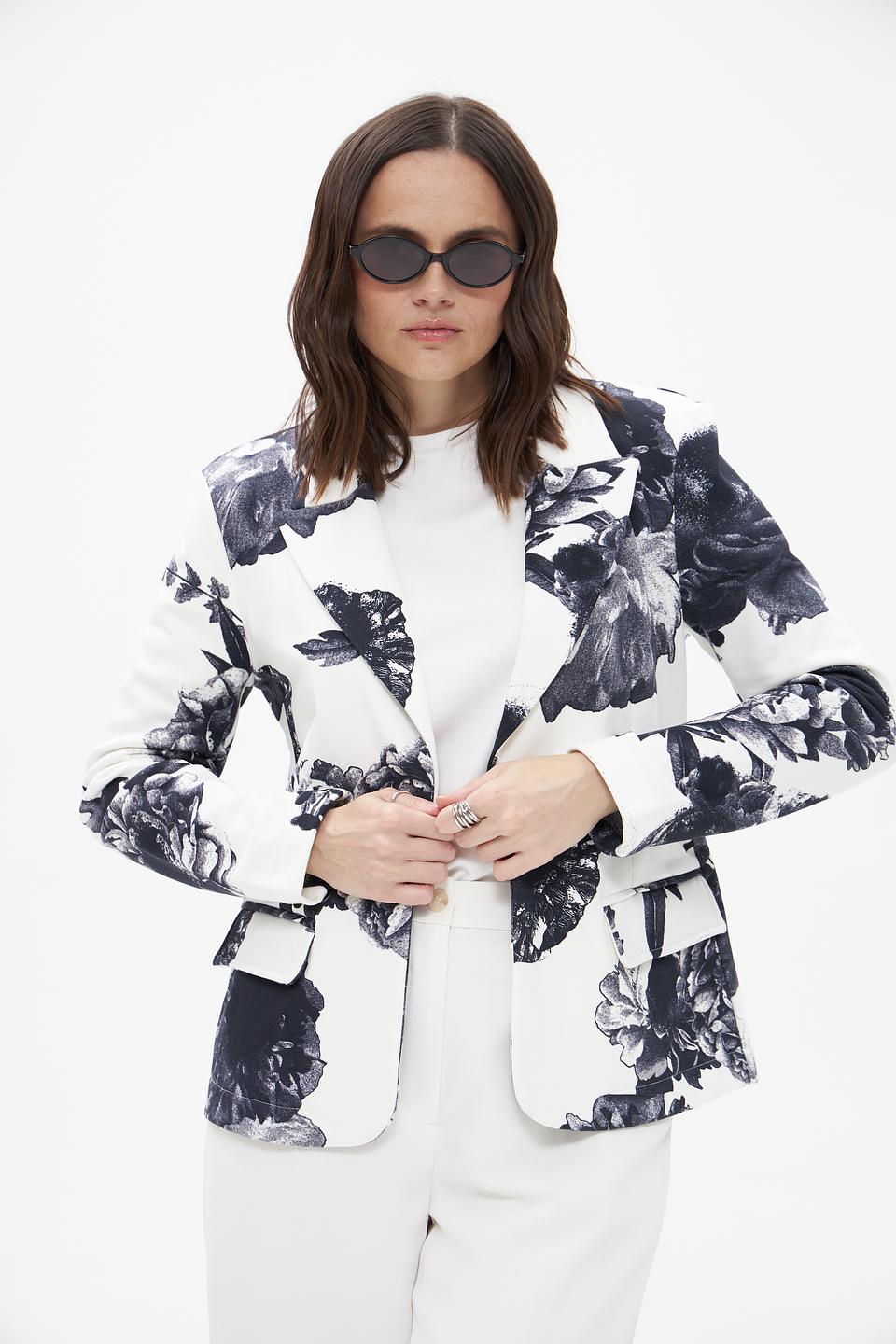 Жакет Monari с цветочным принтом