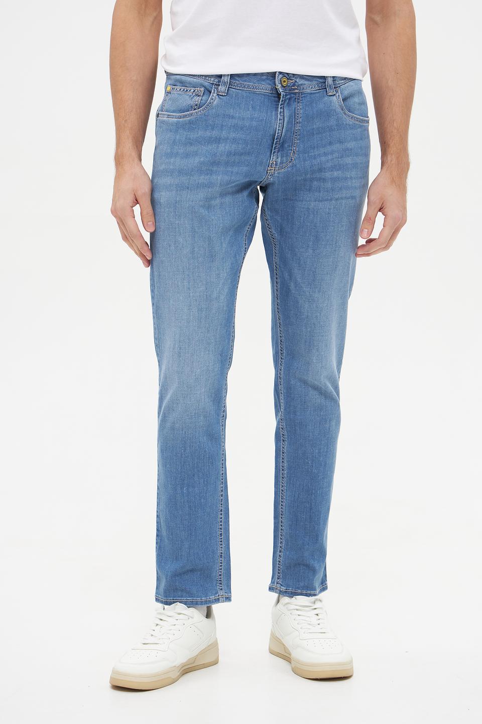 Джинсы Hattric Slim Fit голубые