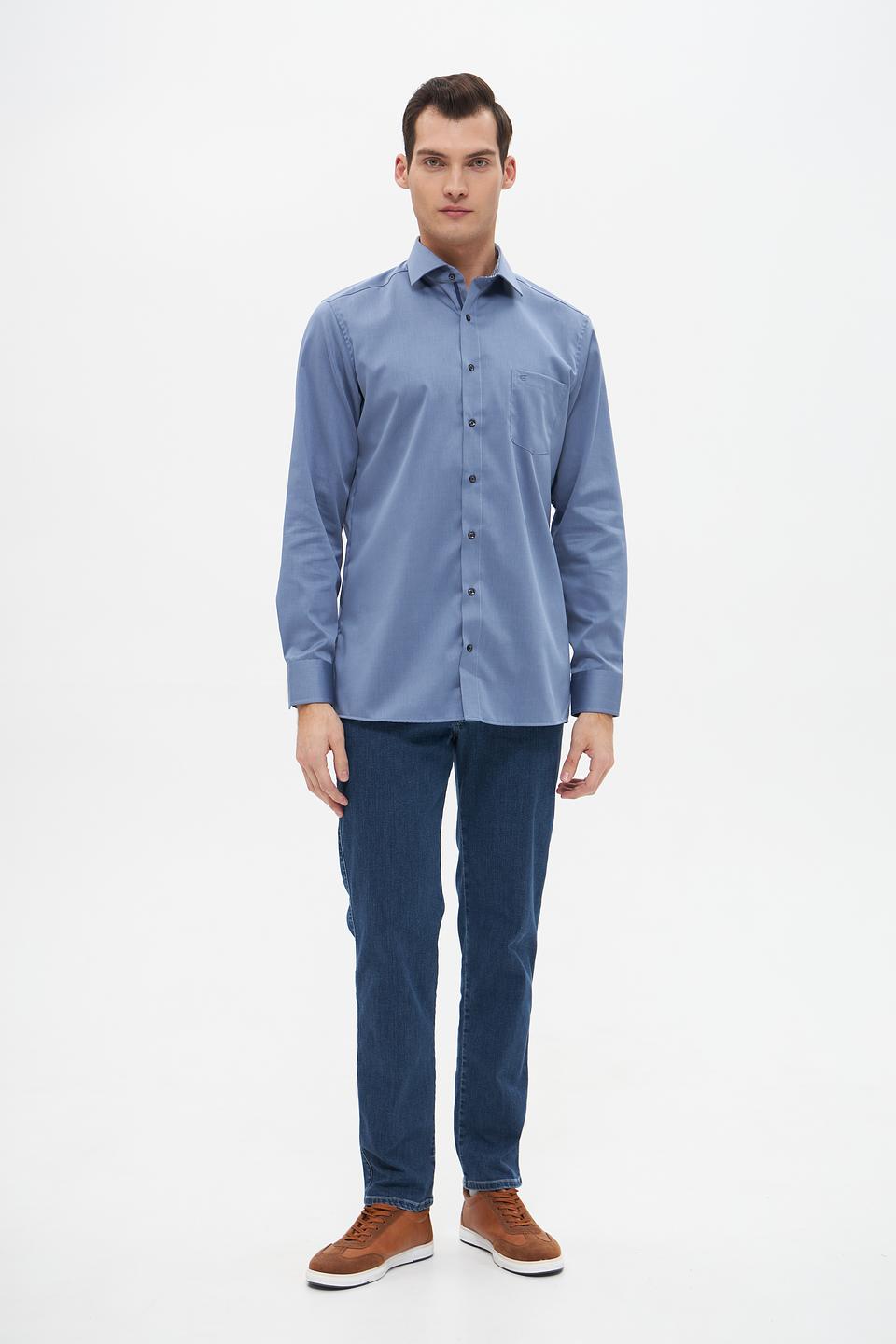 Рубашка Casa Moda голубая