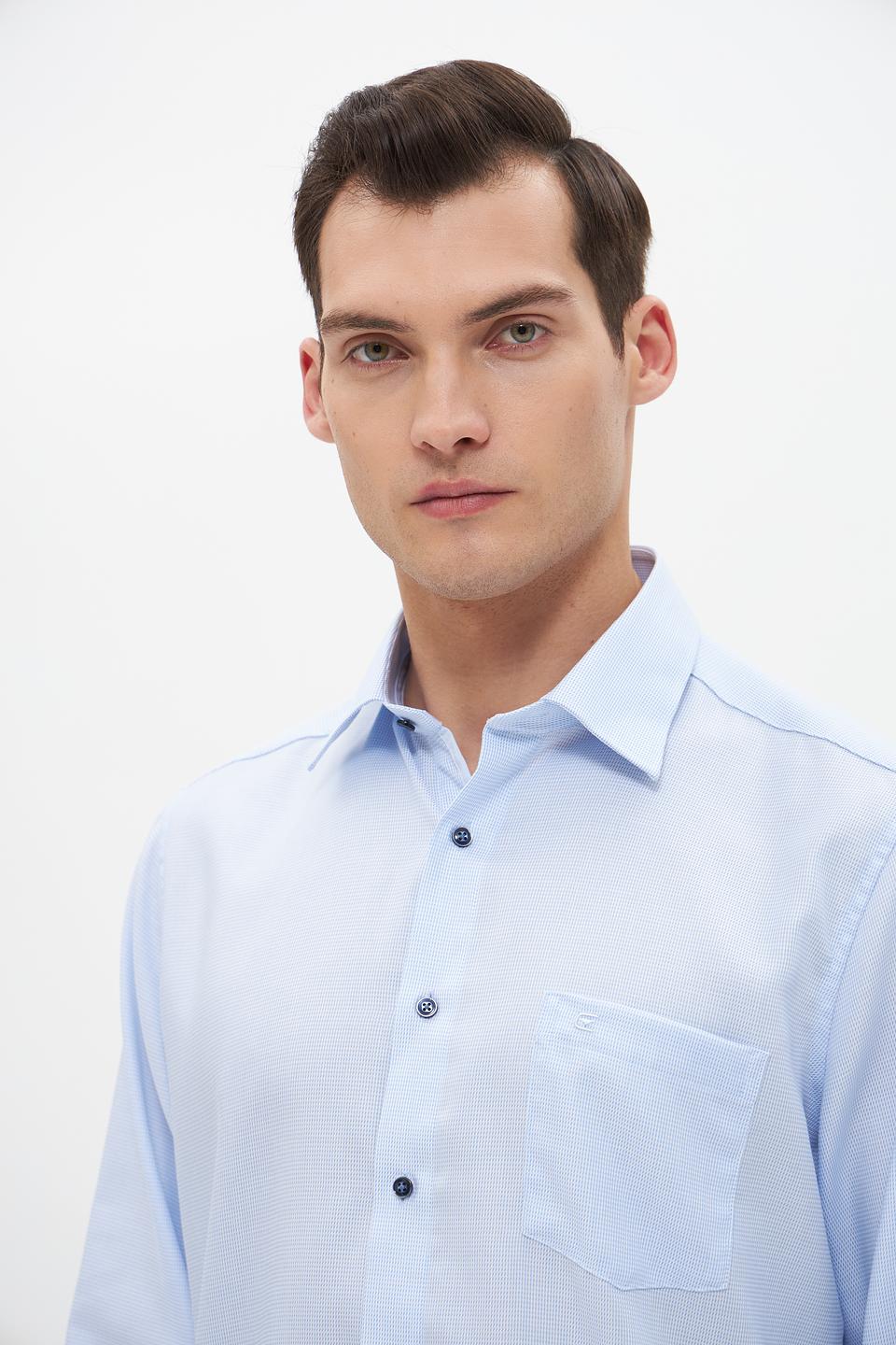 Рубашка Casa Moda голубая