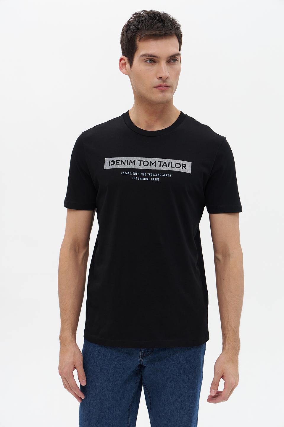 Футболка Tom Tailor denim чёрная