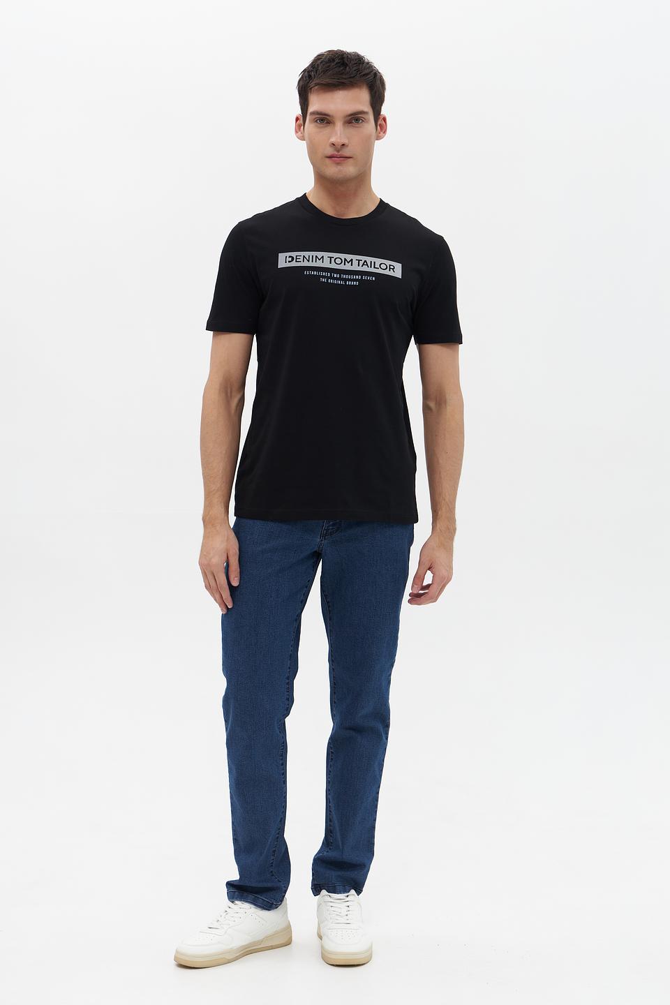 Футболка Tom Tailor denim чёрная