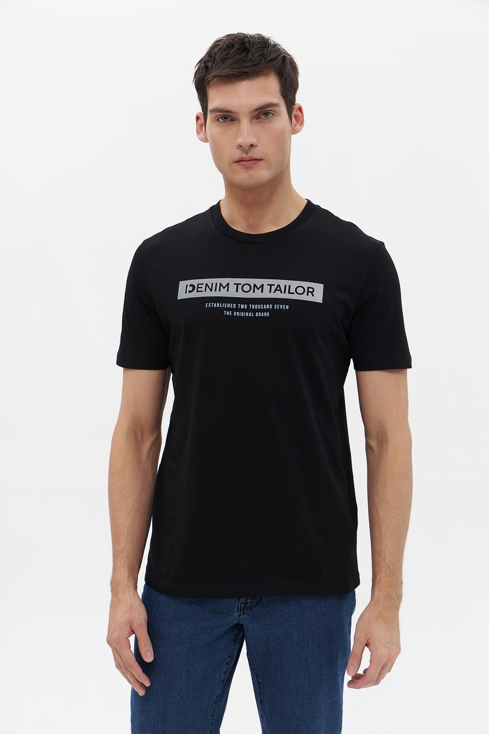 Футболка Tom Tailor denim чёрная