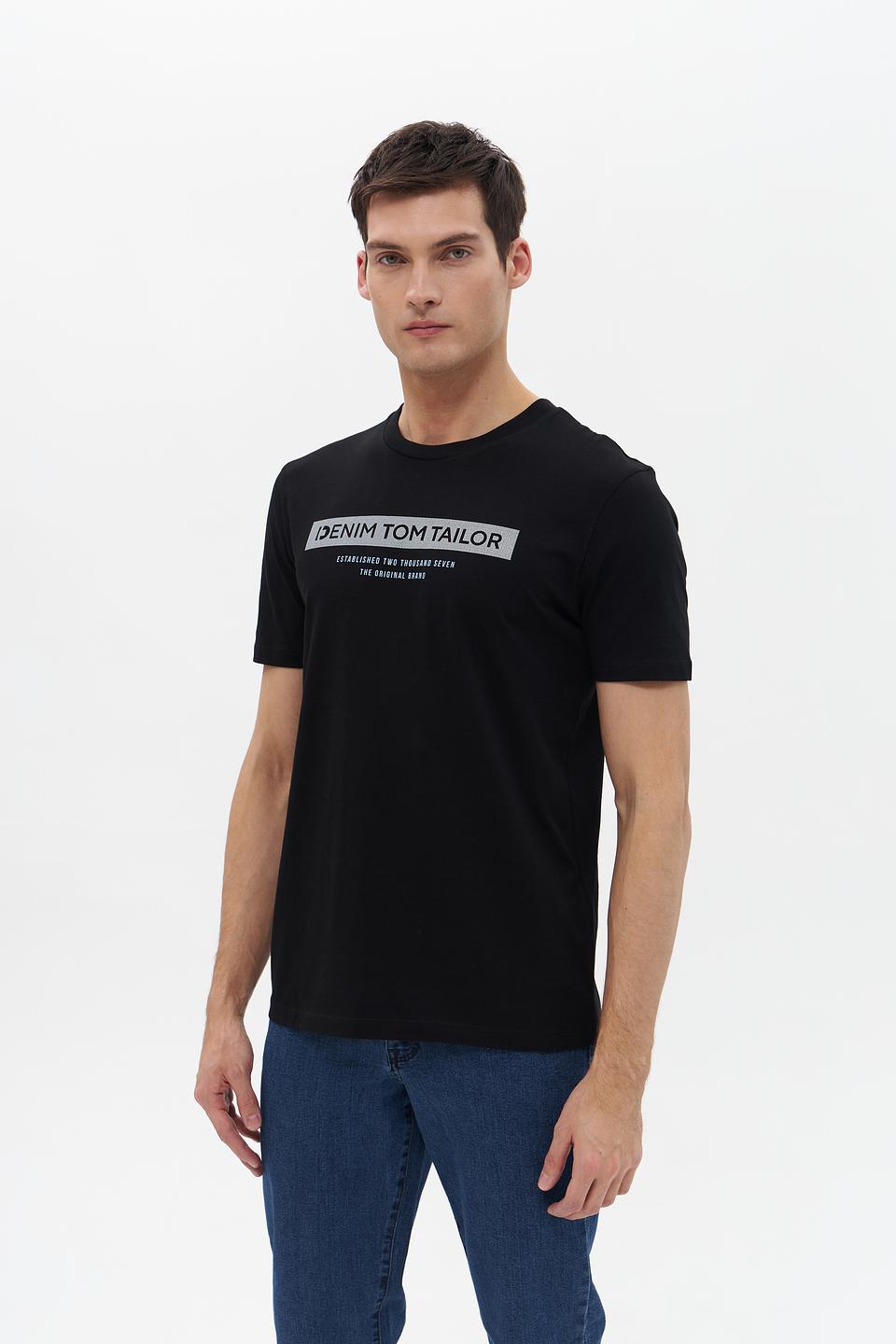 Футболка Tom Tailor denim чёрная