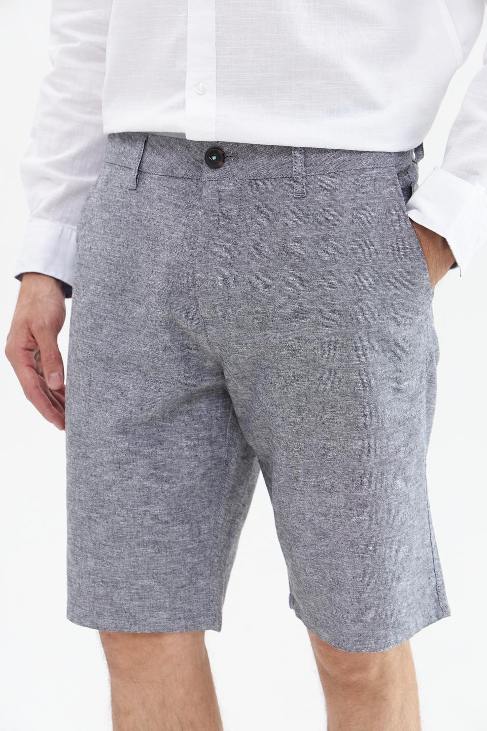 Шорты Tom Tailor серые меланж