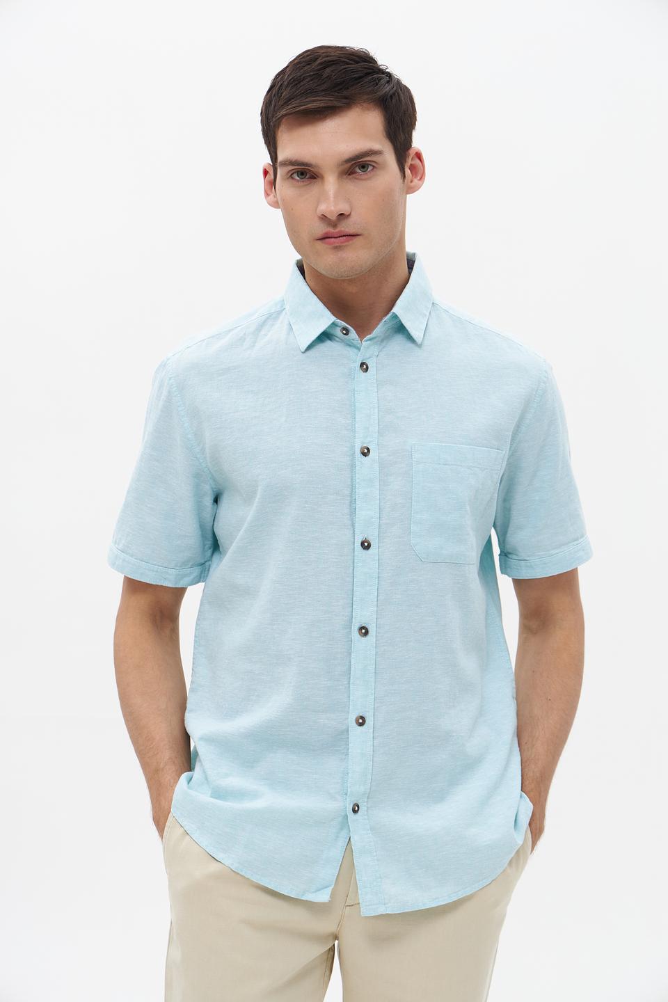 Рубашка кр-рукав Tom Tailor мятная