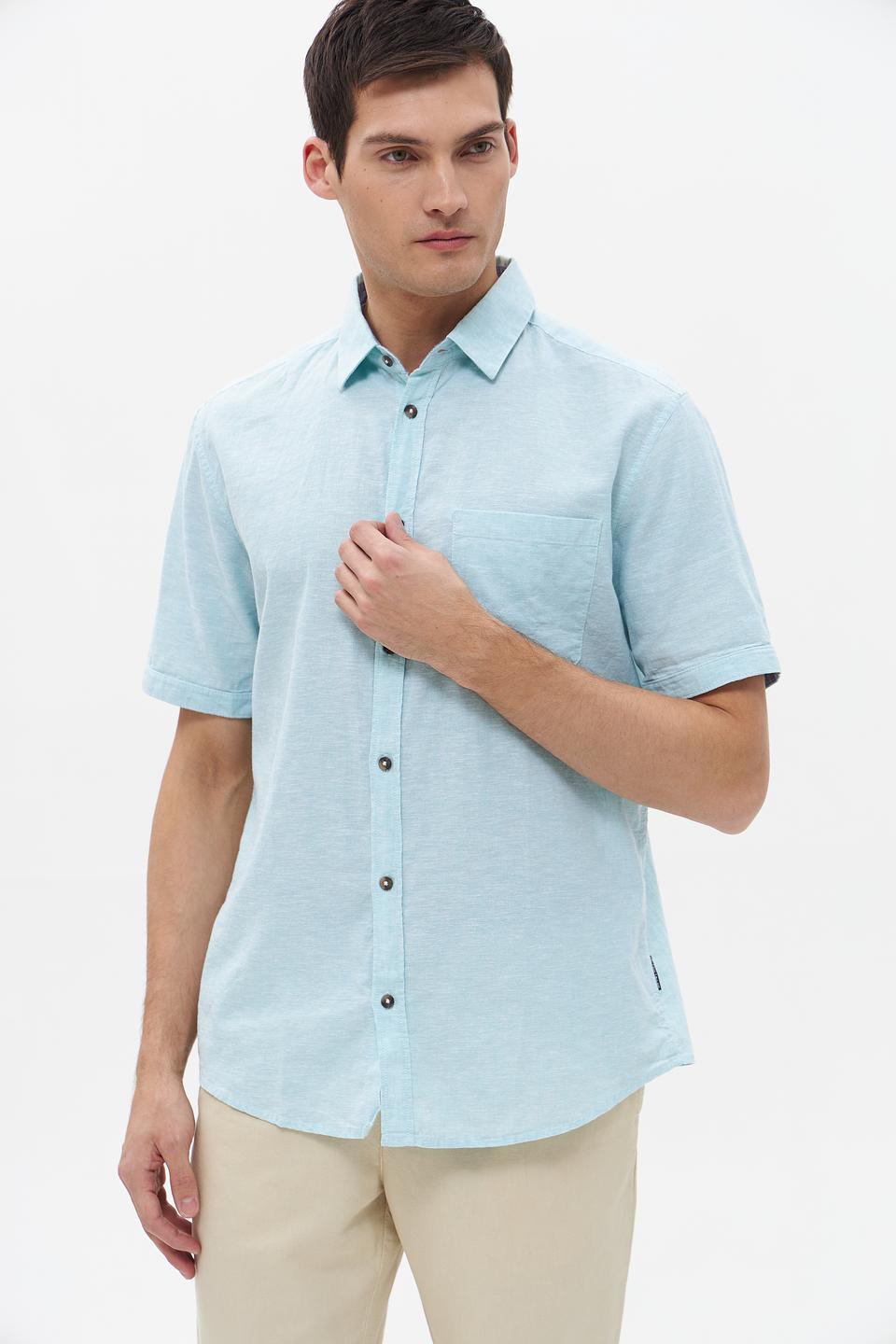 Рубашка кр-рукав Tom Tailor мятная