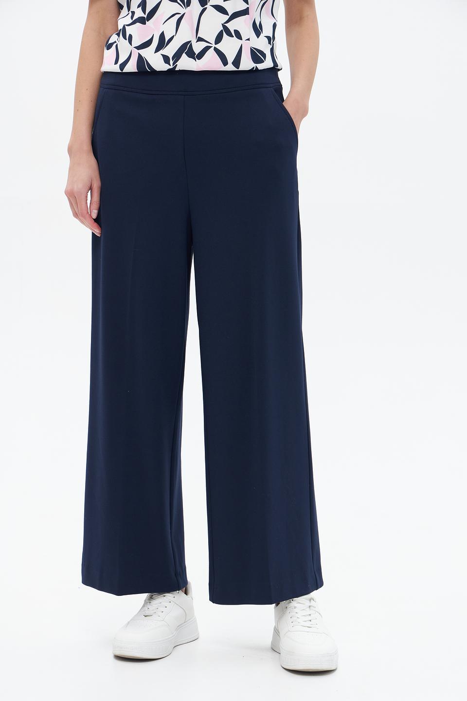 Брюки палаццо MORE and MORE синие