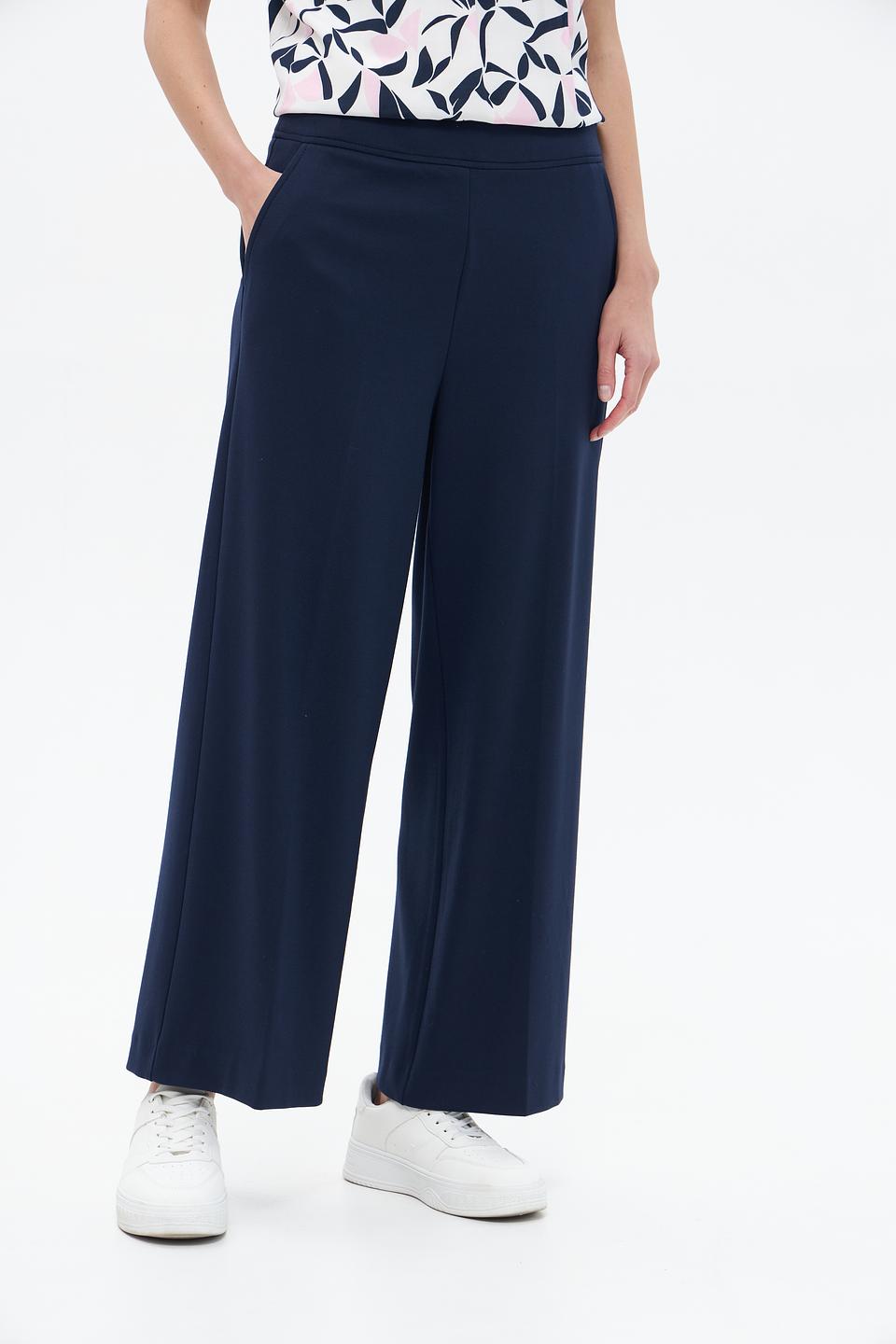 Брюки палаццо MORE and MORE синие