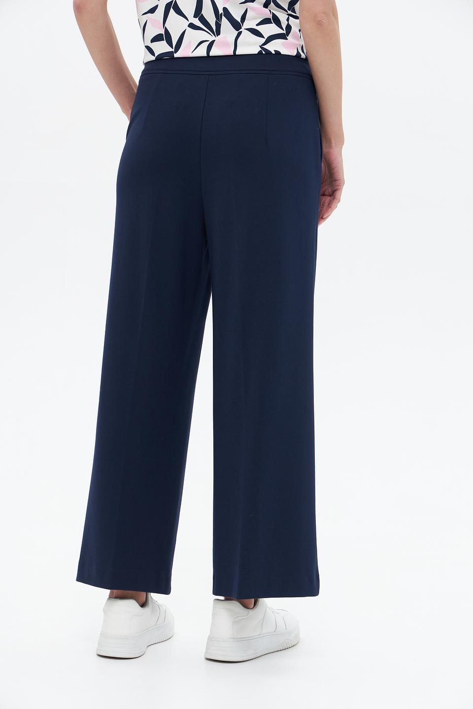 Брюки палаццо MORE and MORE синие