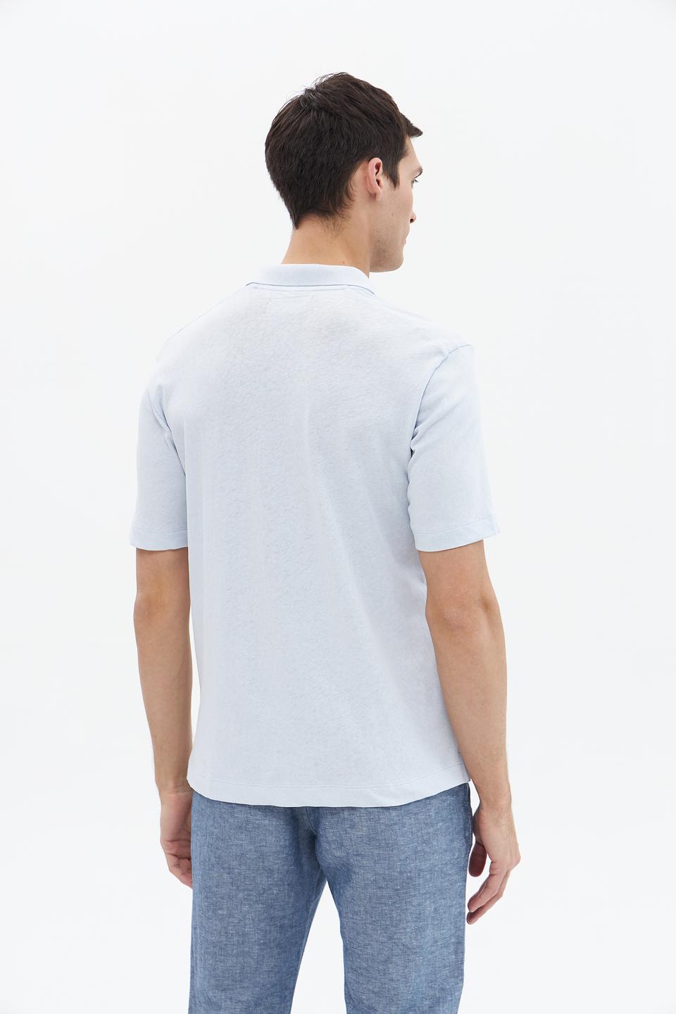 Поло Marc O Polo мужское светло-голубое