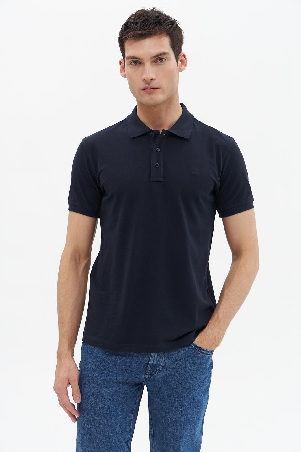 Поло Granchio тёмно-синее