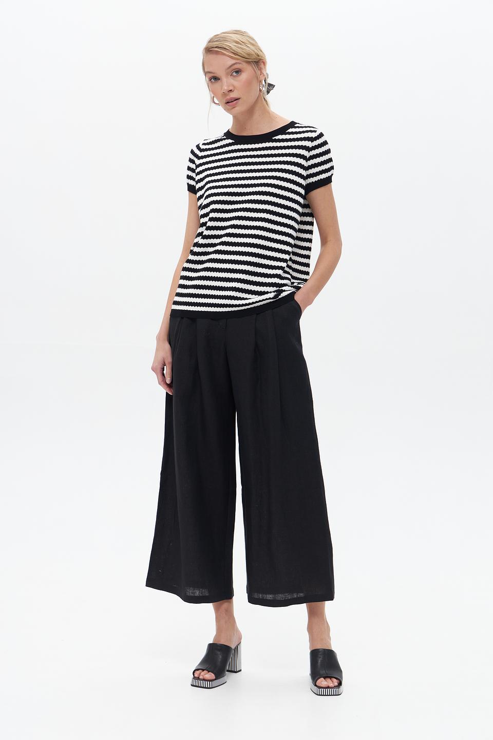 Брюки кюлоты Electra style чёрные