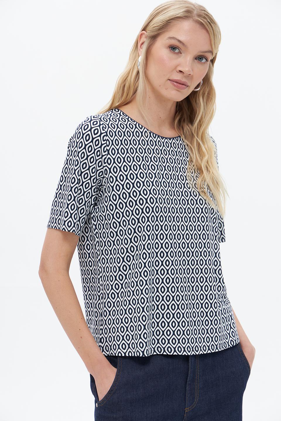 Футболка Frank Walder с геометрическим принтом