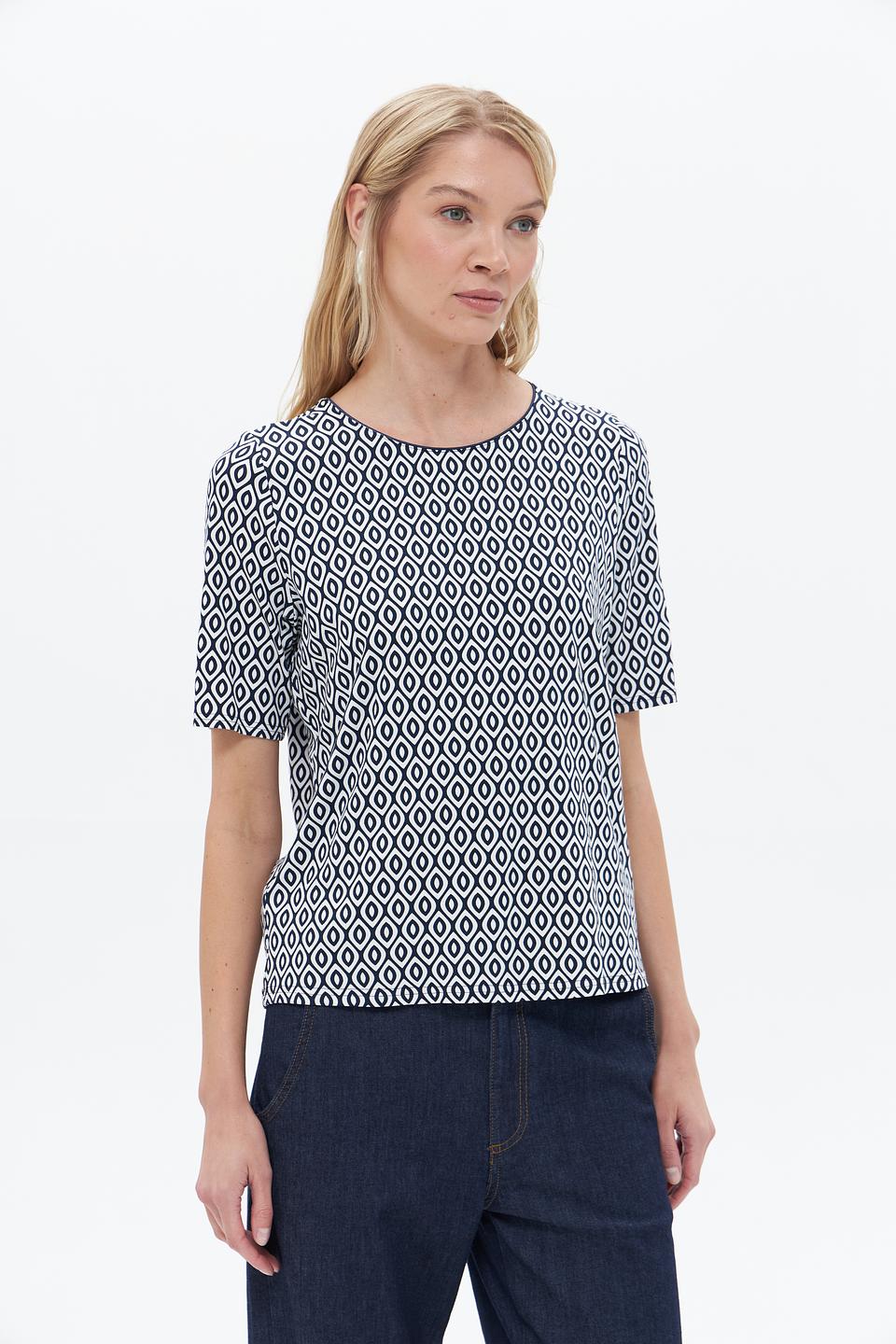 Футболка Frank Walder с геометрическим принтом