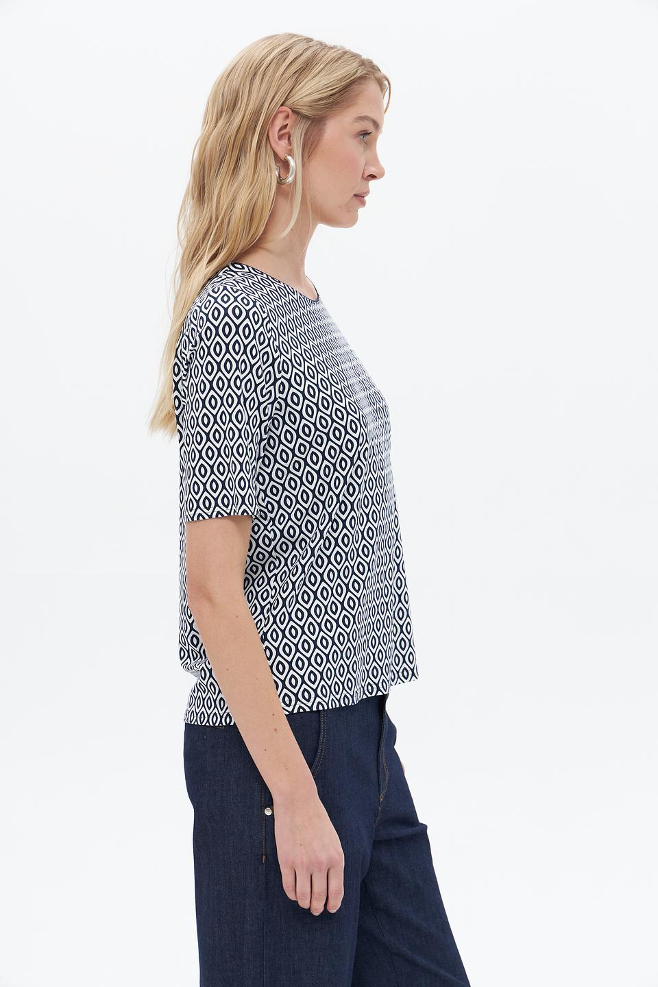 Футболка Frank Walder с геометрическим принтом