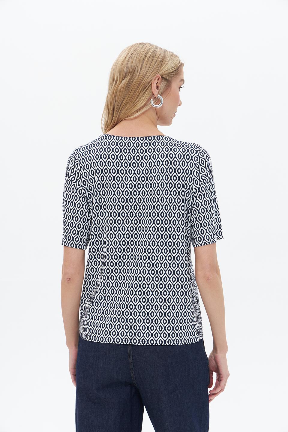 Футболка Frank Walder с геометрическим принтом