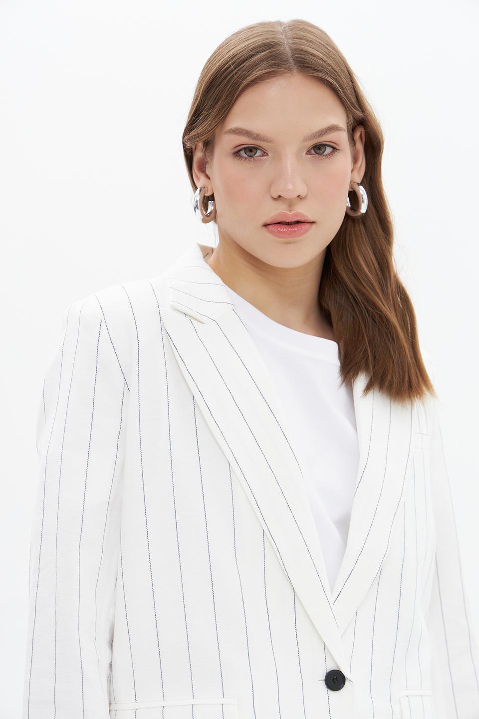 Жакет UNQ в полоску