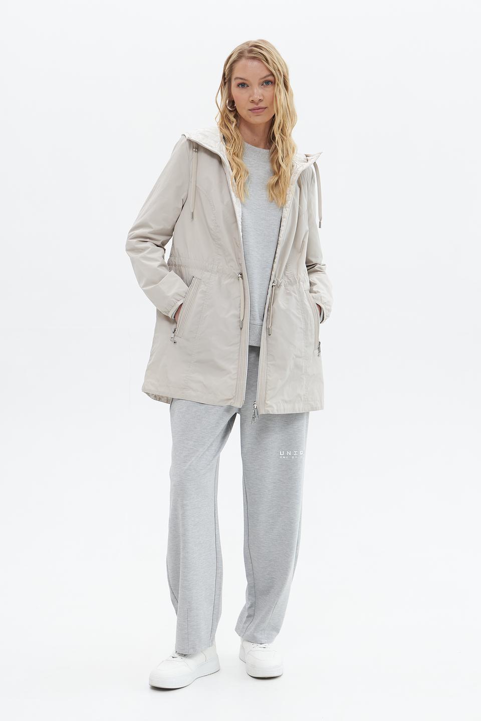 Куртка Lebek стеганая бежевая