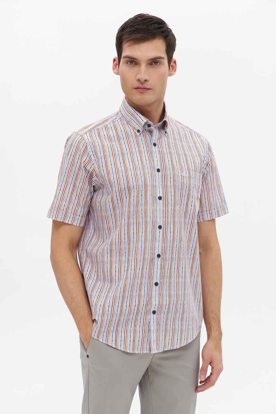 Рубашка кр Casa Moda в полоску