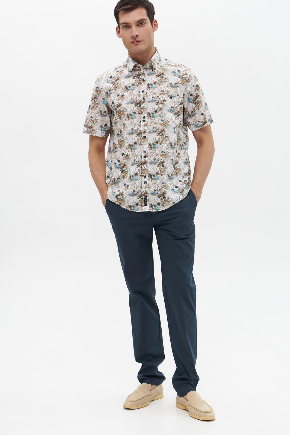 Рубашка кр-рукав Casa Moda с принтом