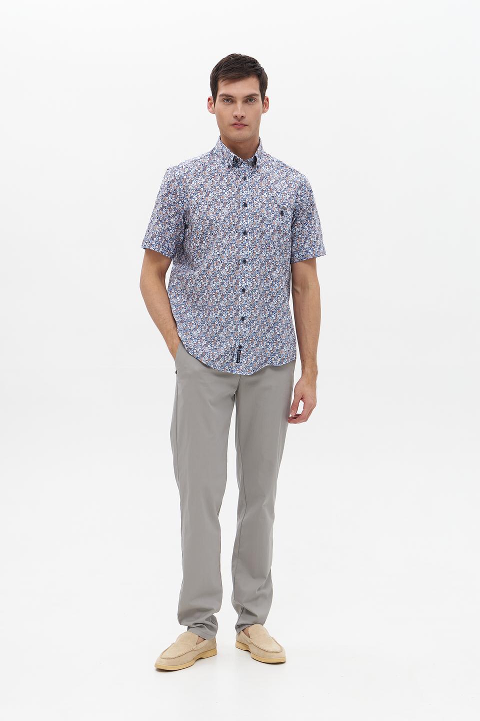 Рубашка кр Casa Moda с принтом