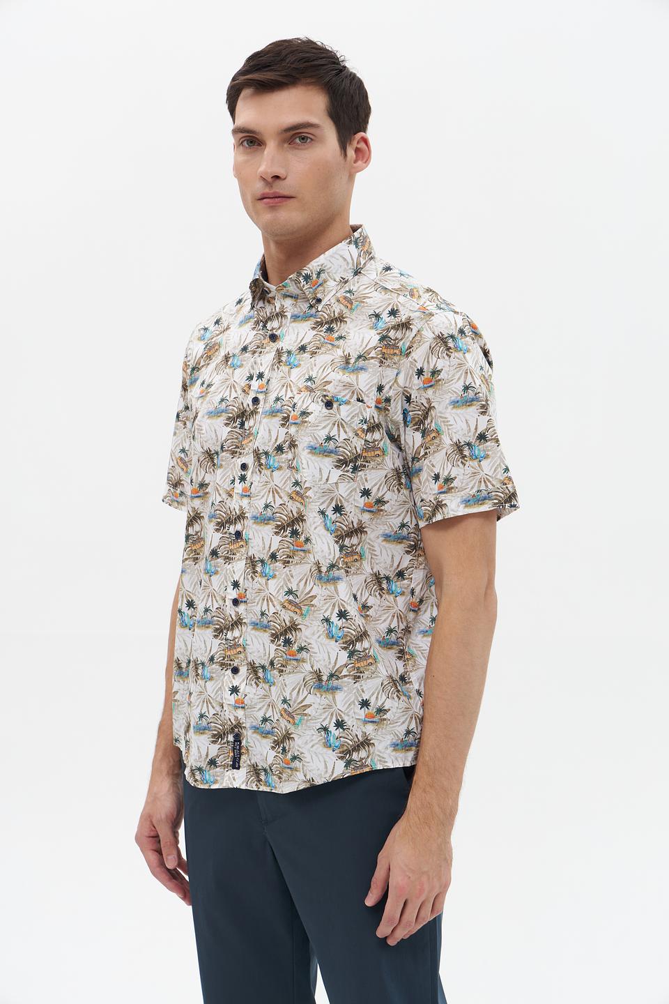 Рубашка кр-рукав Casa Moda с принтом