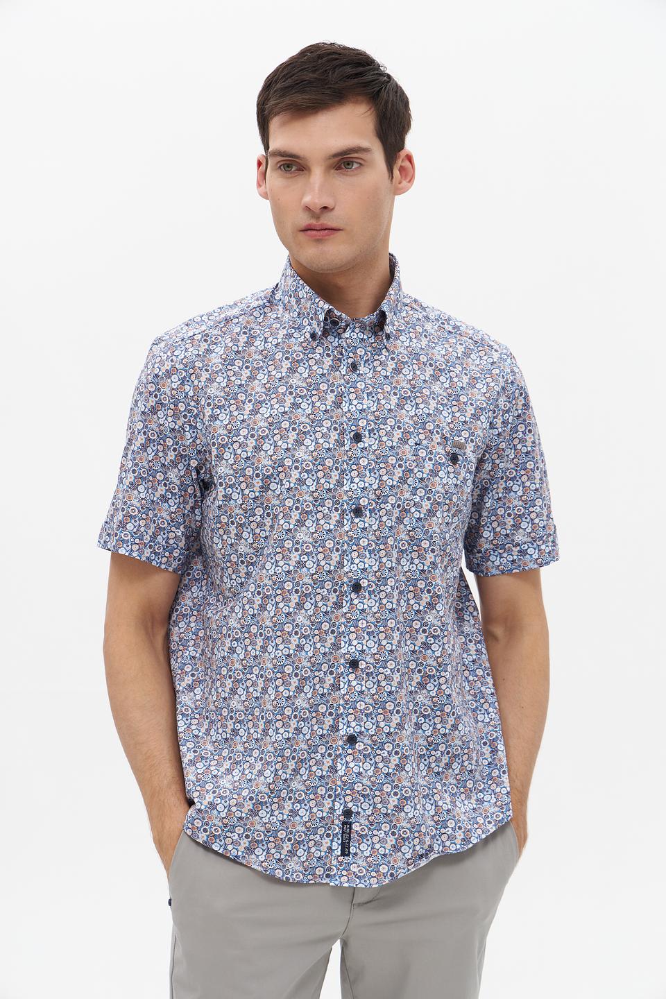 Рубашка кр Casa Moda с принтом