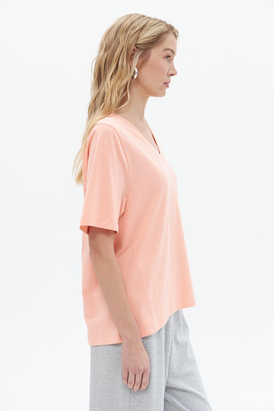 Футболка Cinque женская персиковая