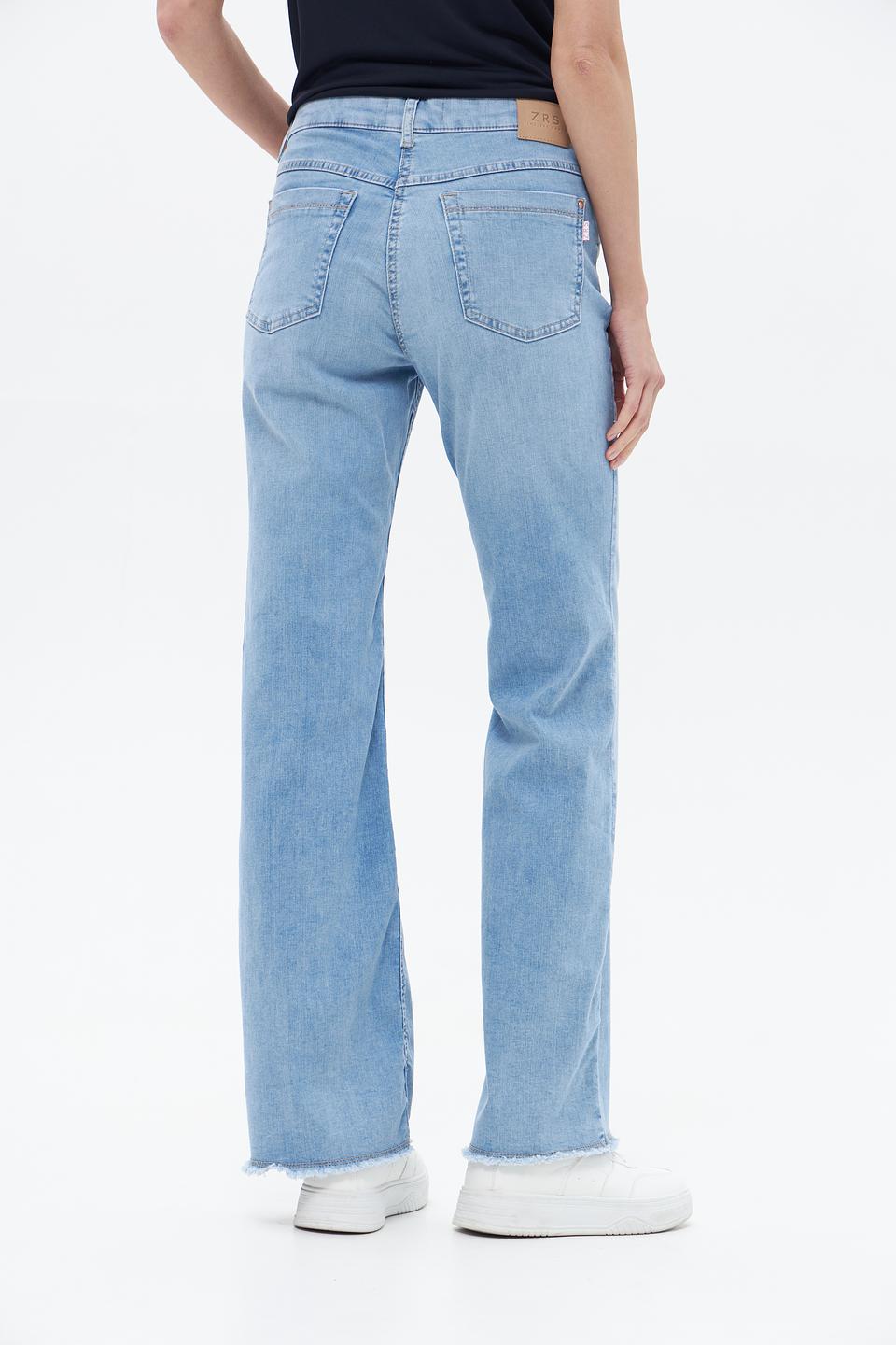 Джинсы ZRS клеш голубые