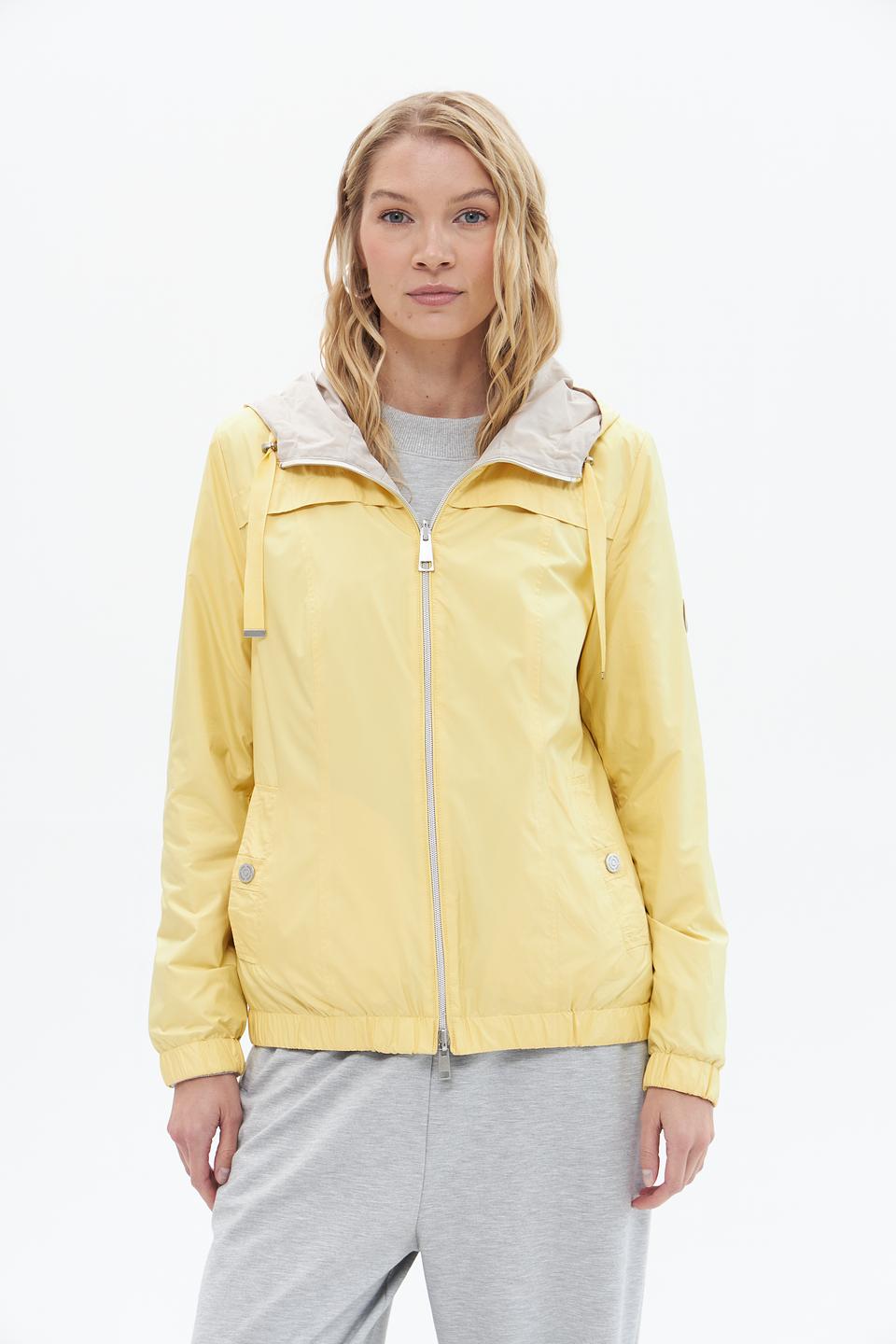 Куртка Lebek с капюшоном жёлтая
