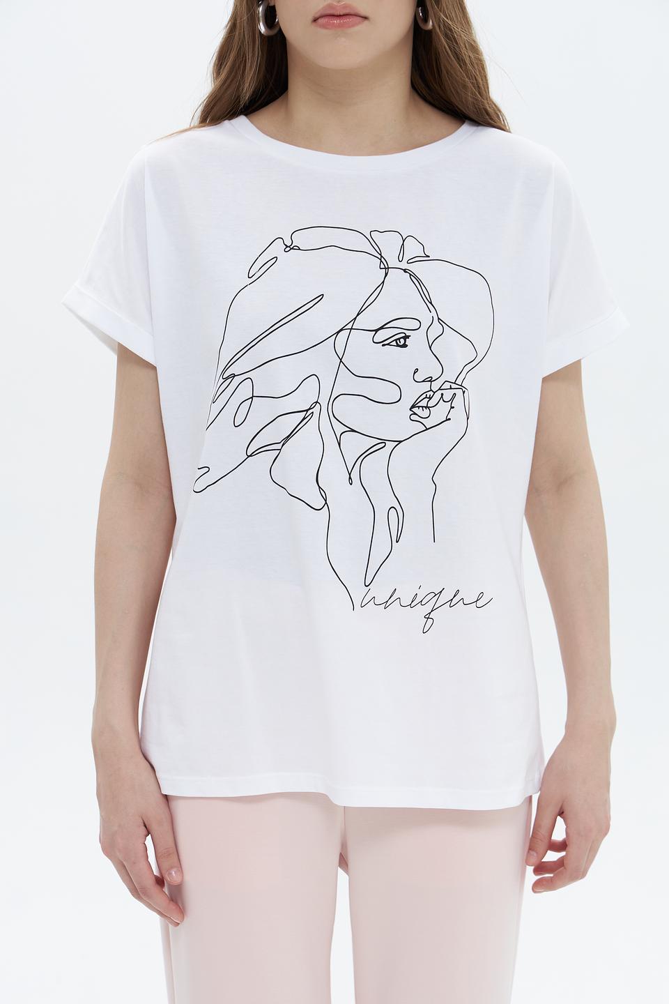 Футболка UNQ с принтом "Unique"