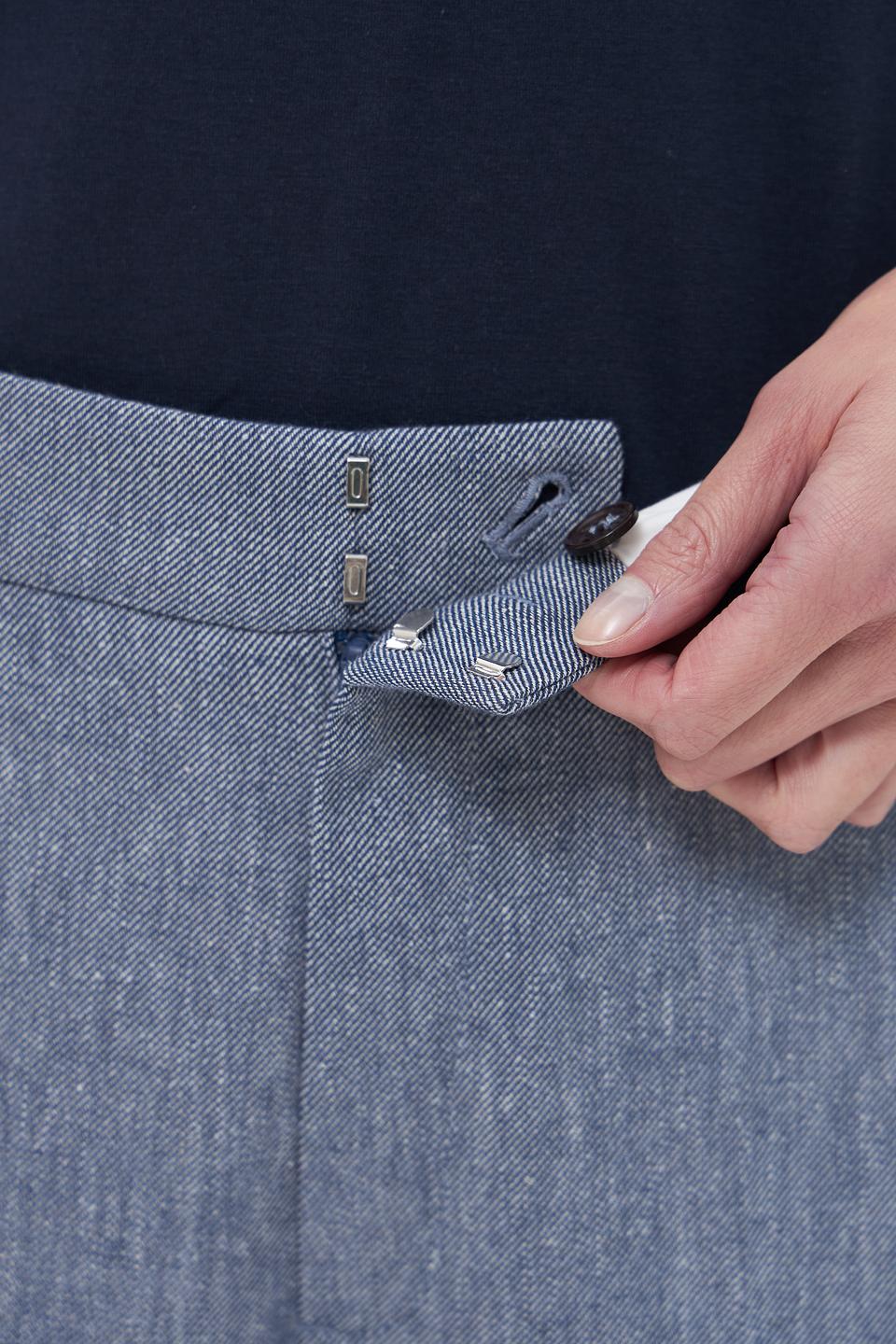 Брюки клёш Oui серые