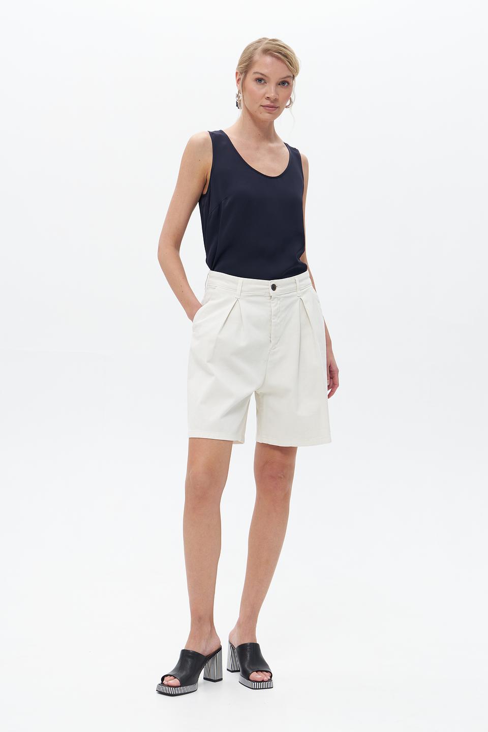 Топ Oui женский тёмно-синий