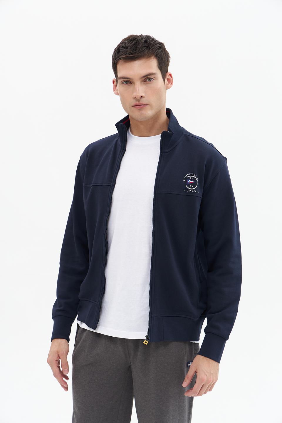 Кардиган Granchio синий с логотипом