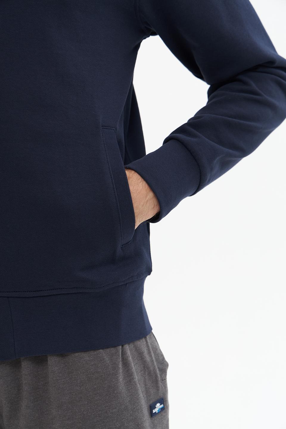 Кардиган Granchio синий с логотипом