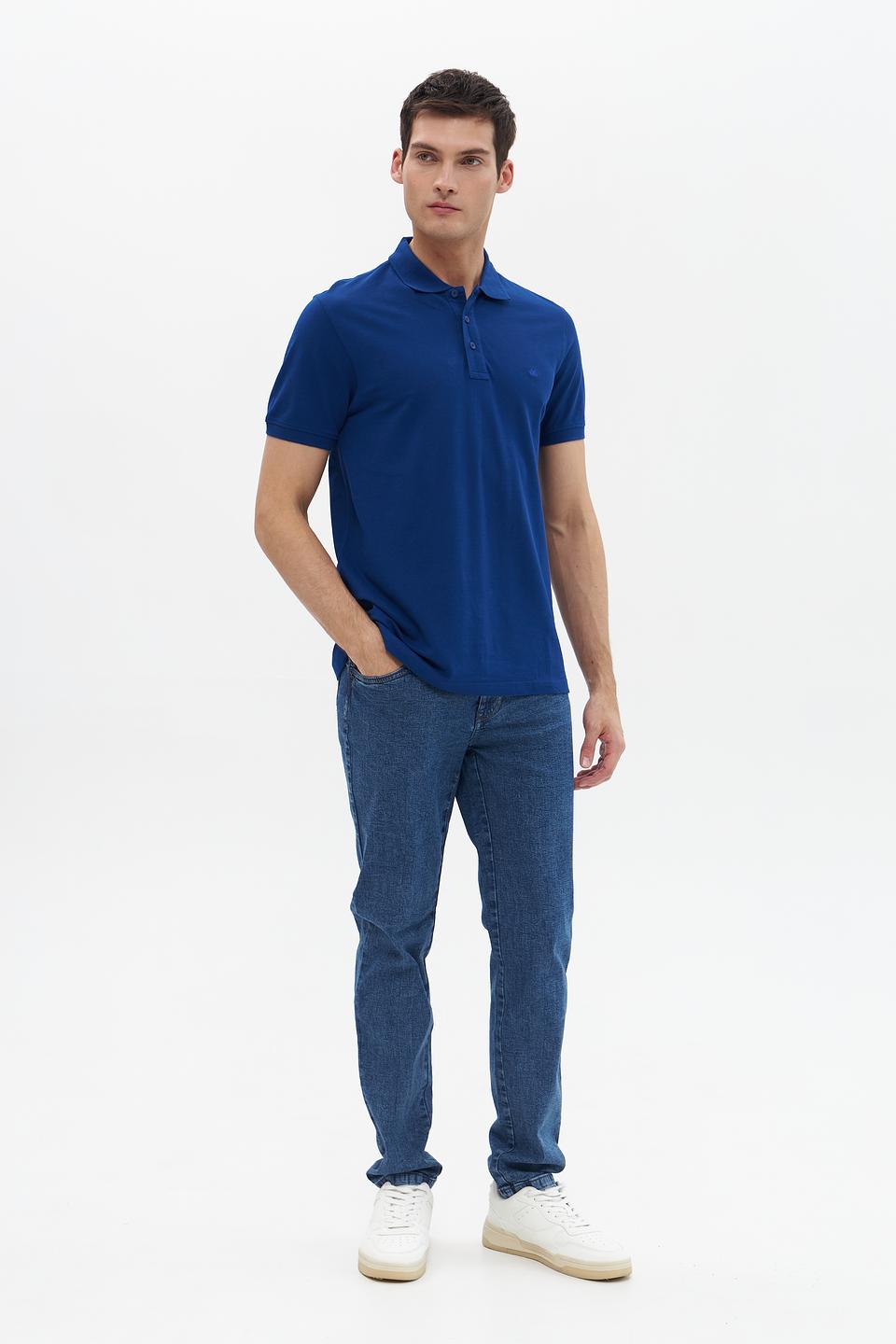 Поло Granchio синее