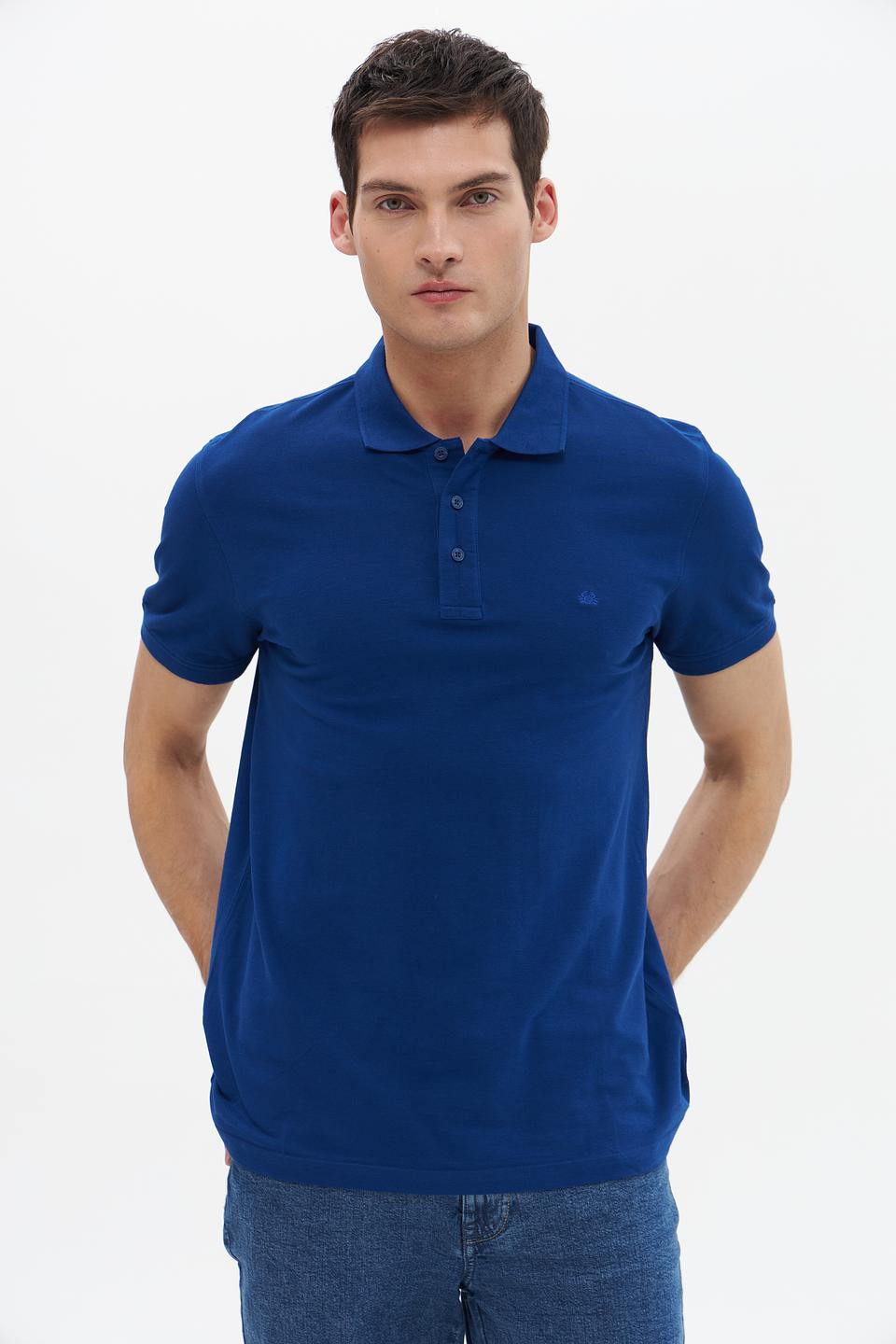 Поло Granchio синее