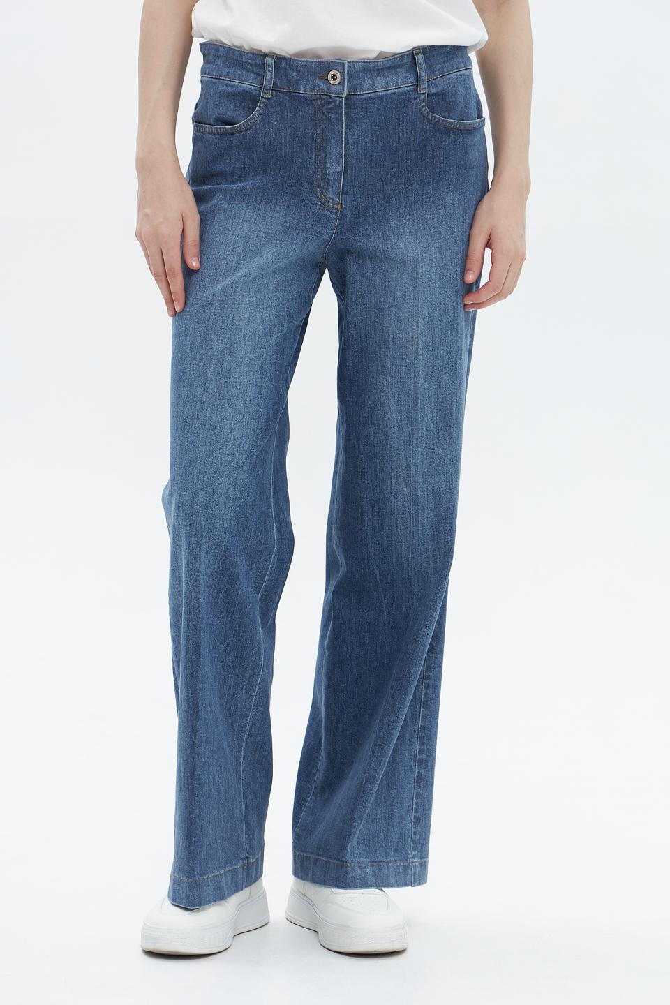 Джинсы Bianca клеш синие