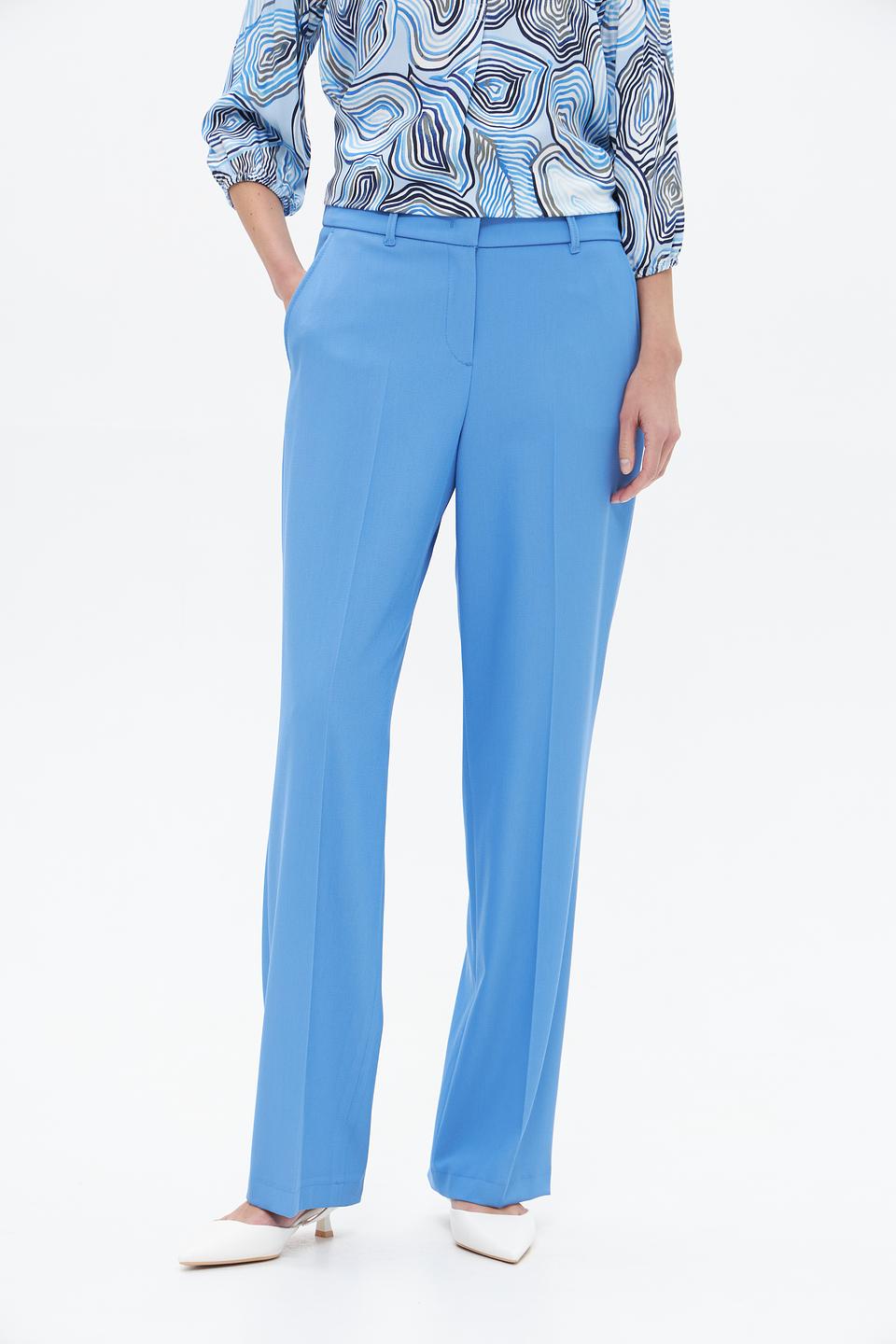 Брюки классические Bianca голубые