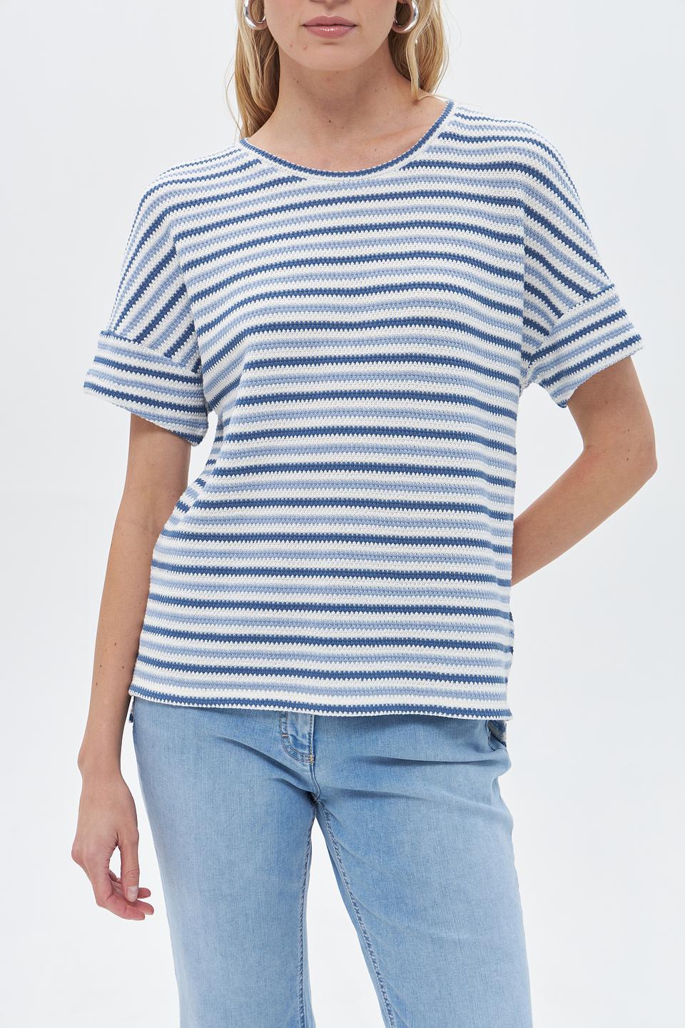 Пуловер Rabe collection в полоску